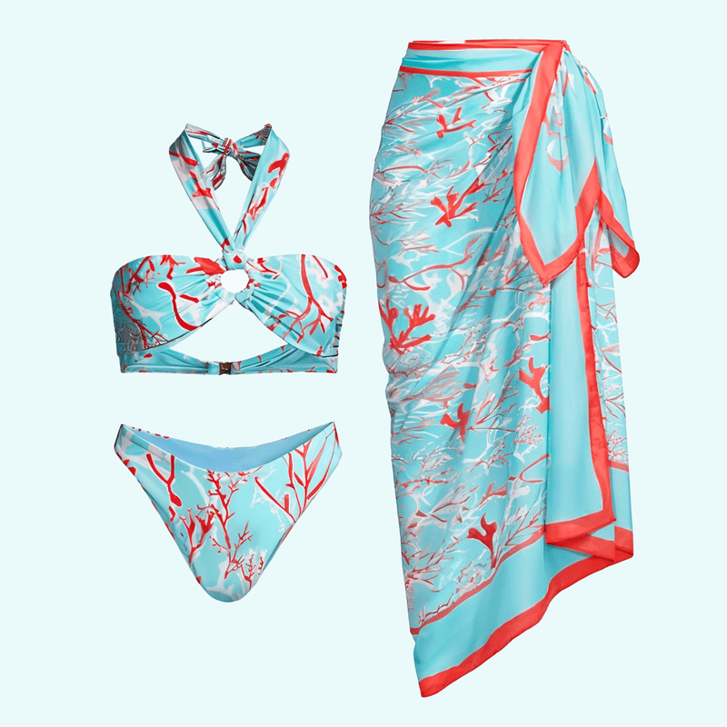 Three-Piece Swimsuit