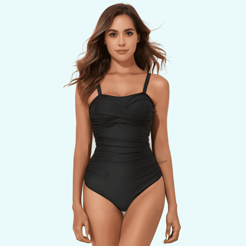 one-piece tight swimsuit