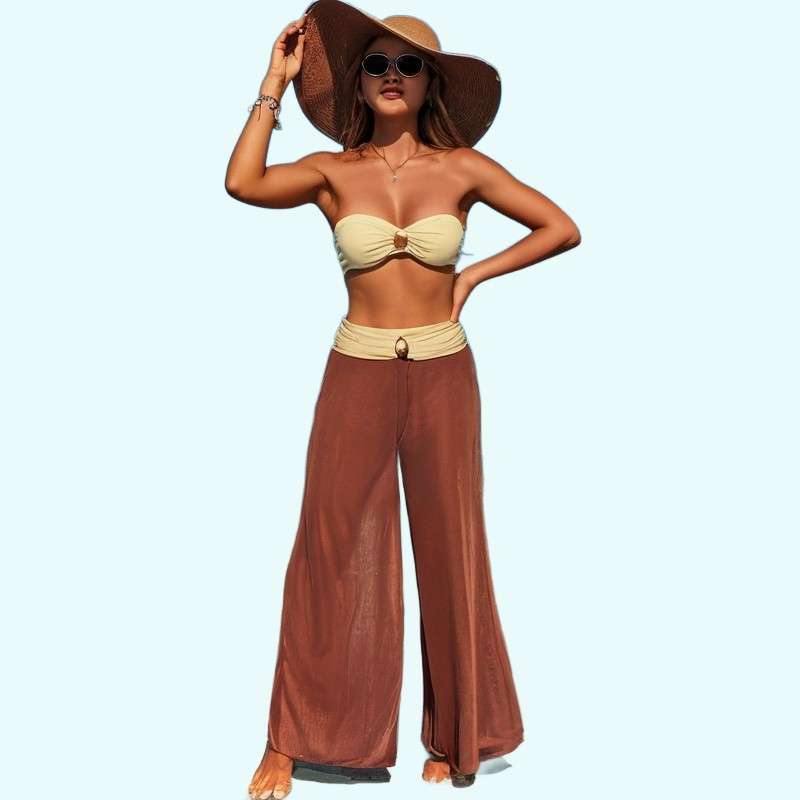Three-piece split swimsuit