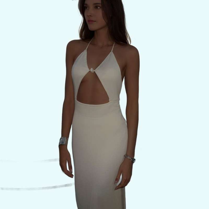 Knitted Sling Beach dress