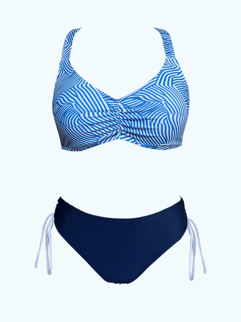 Striped bikini